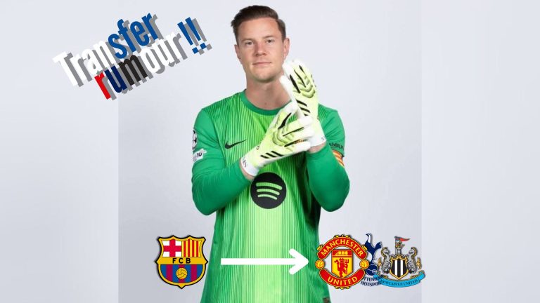 Manchester United, Tottenham, and Newcastle Compete for Ter Stegen as Barcelona Open to Sale Manchester United, Tottenham, and Newcastle Compete for Ter Stegen as Barcelona Open to Sale