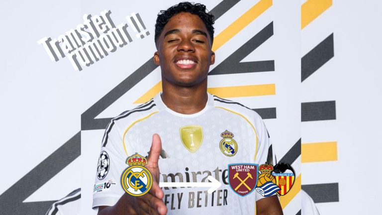 Endrick to Leave Real Madrid? Real Sociedad, West Ham, and Valencia Interested